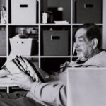 Portrait of artist Alan Gorman by Raul Barquet